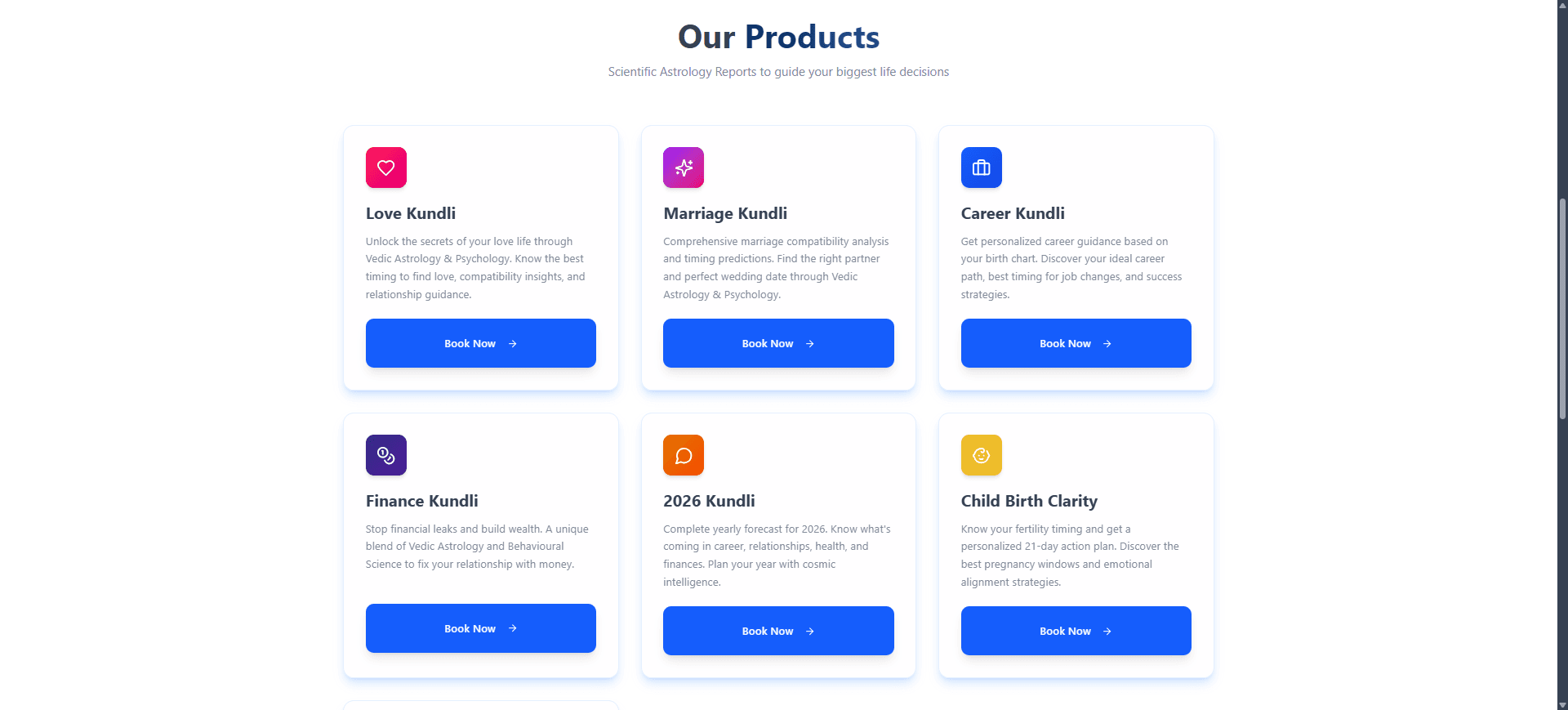 Products Screen