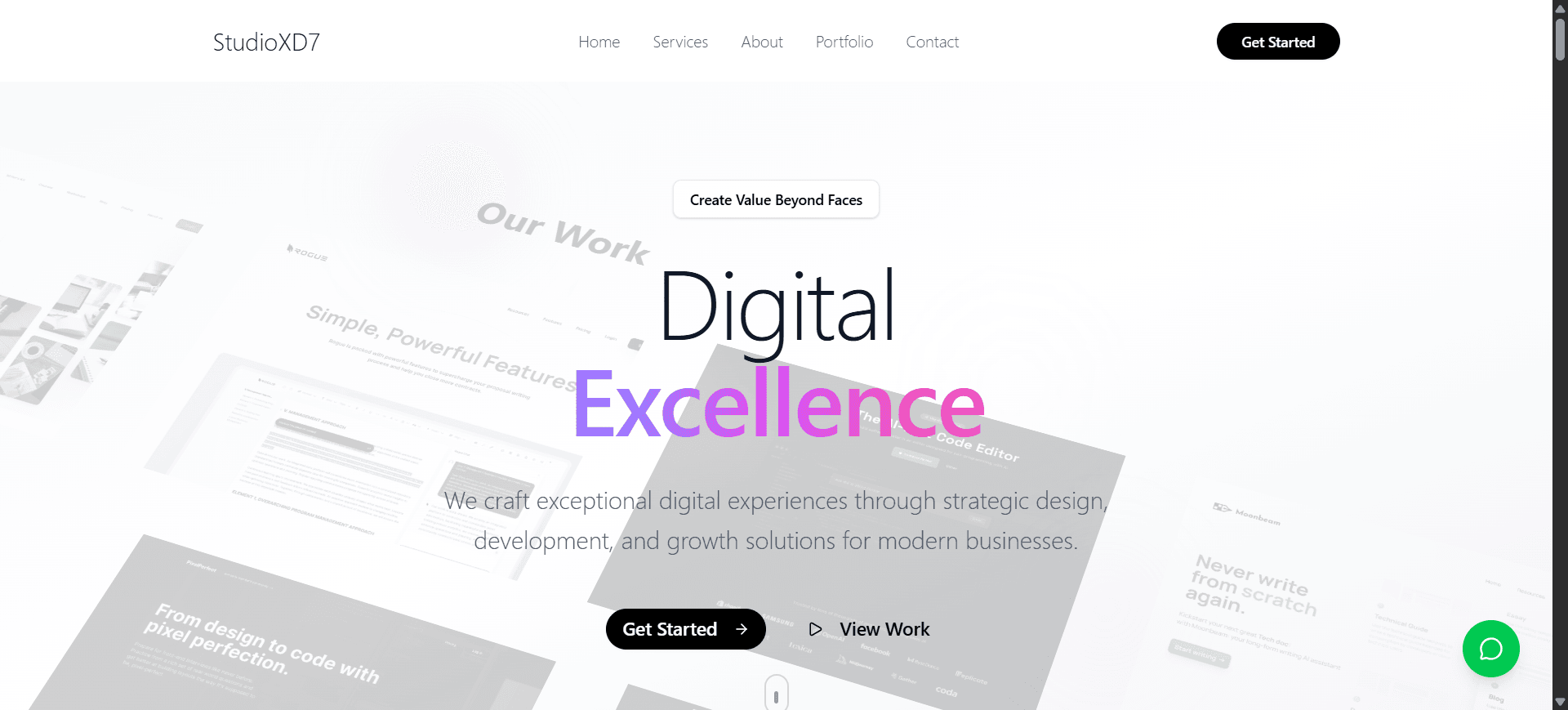 StudioXD7 Agency Website
