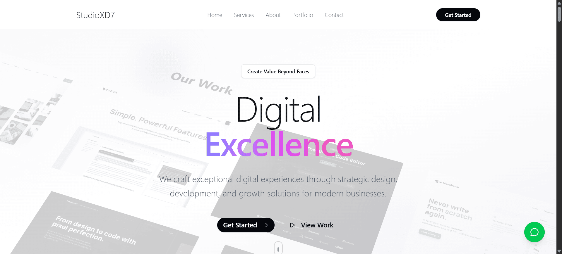 StudioXD7 Agency Website